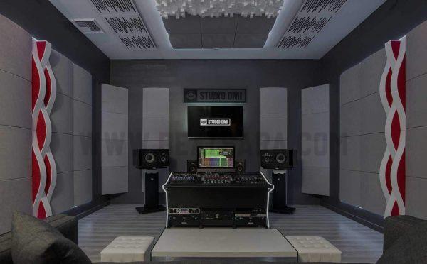 استودیوی آکوستیک شده خانگی