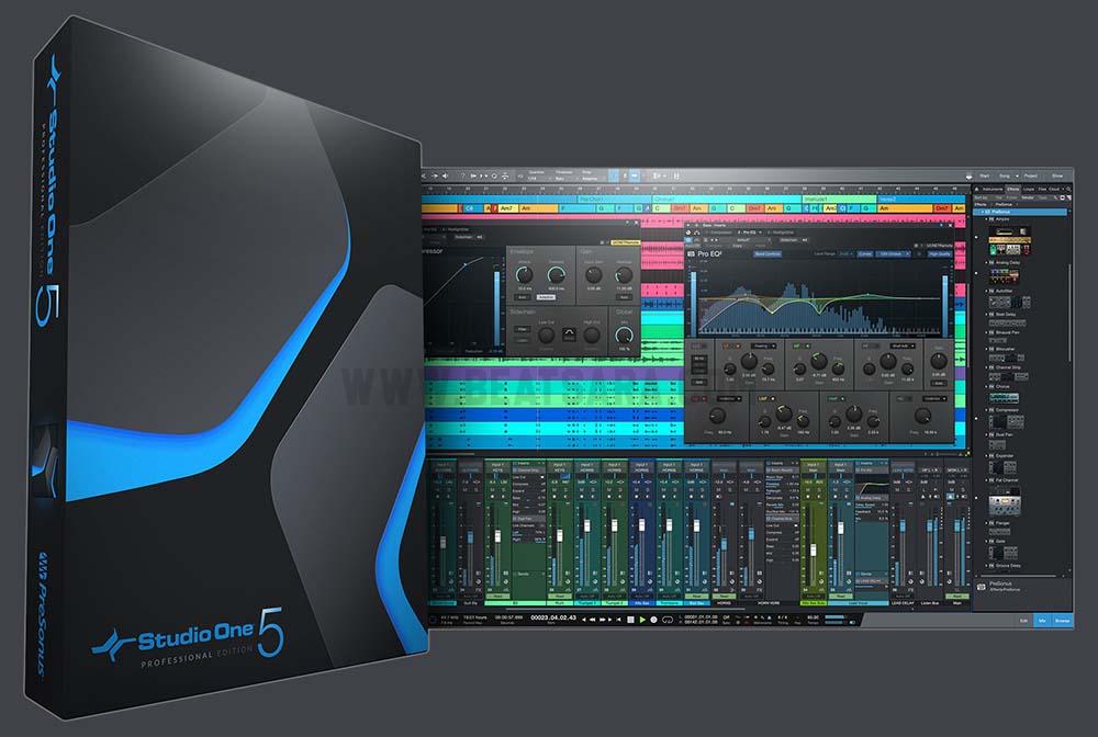 نمایی نرم افزار presonus Studio 1 prime
