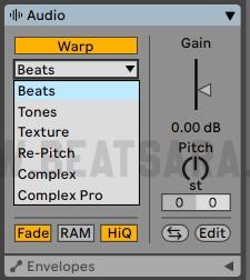 مدهای وارپ در ایبلتون لایو