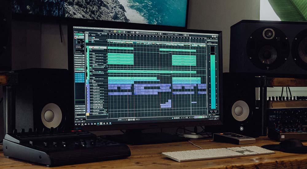 نمایی از نرم افزار Stienberg cubase 12